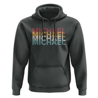Michael Birthday Gift Hoodie Vintage Retro Michael Name Typography