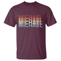Michael Birthday Gift T Shirt Vintage Retro Michael Name Typography