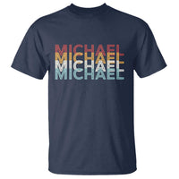Michael Birthday Gift T Shirt Vintage Retro Michael Name Typography