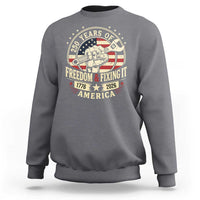 USA 250th Anniversary Patriotic Mechanic Sweatshirt Freedom And Fixing It