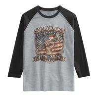 250 Years Of Fixing It Raglan Shirt America 250th Anniversary Mechanic