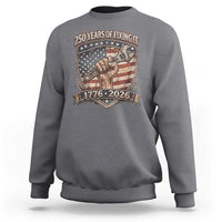 250 Years Of Fixing It Sweatshirt America 250th Anniversary Mechanic