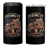 250 Years Of Fixing It Mechanic Pride 4 in 1 Can Cooler Tumbler America 250 Anniversary Gift