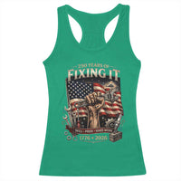 250 Years Of Fixing It Mechanic Pride Racerback Tank Top America 250 Anniversary Gift