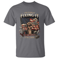 250 Years Of Fixing It Mechanic Pride T Shirt America 250 Anniversary Gift