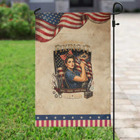 Rosie Mechanic Feminist Pride Patriotic Garden Flag 250 Years Of Fixing It TS12
