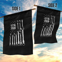Patriotic Mechanic Gift Garden Flag American Flag Automotive Lover