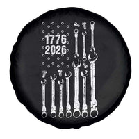 Patriotic Mechanic Gift Spare Tire Cover American Flag Automotive Lover