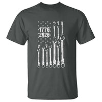 Patriotic Mechanic Gift T Shirt American Flag Automotive Lover