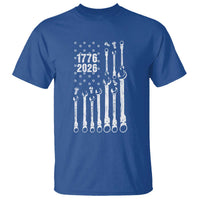 Patriotic Mechanic Gift T Shirt American Flag Automotive Lover