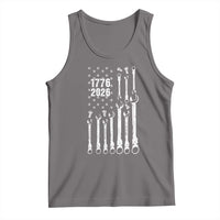 Patriotic Mechanic Gift Tank Top American Flag Automotive Lover