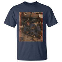Bigfoot Mechanic Meme T Shirt Funny Sasquatch Fixing Cars