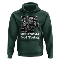 Bigfoot Black Ribbon Hoodie Not Today Melanoma Awareness Gift
