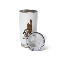 Funny Bigfoot Skin Cancer Support Tumbler Cup In May We Wear Black