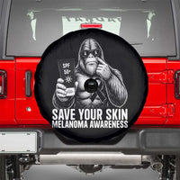 Bigfoot Save Your Skin Spare Tire Cover Melanoma Warrior Support