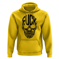 Fuck Melanoma Skull Typography Hoodie Skin Cancer Warrior