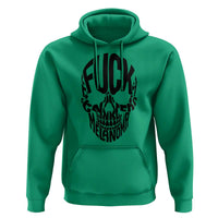 Fuck Melanoma Skull Typography Hoodie Skin Cancer Warrior