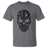 Fuck Melanoma Skull Typography T Shirt Skin Cancer Warrior
