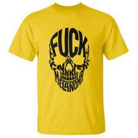 Fuck Melanoma Skull Typography T Shirt Skin Cancer Warrior