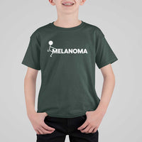 Fuck Melanoma Awareness T Shirt For Kid Funny Stick Figure Warrior