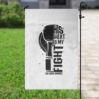 Skin Cancer Warrior Boxing Gift Garden Flag His Fight My Fight