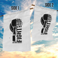 Skin Cancer Warrior Boxing Gift Garden Flag His Fight My Fight
