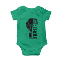Skin Cancer Warrior Boxing Gift Baby Onesie His Fight My Fight