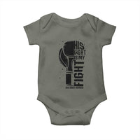 Skin Cancer Warrior Boxing Gift Baby Onesie His Fight My Fight