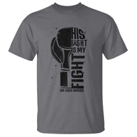 Skin Cancer Warrior Boxing Gift T Shirt His Fight My Fight