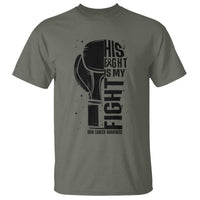 Skin Cancer Warrior Boxing Gift T Shirt His Fight My Fight