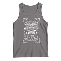 Vintage Fathers Day Gift For Grandpa Tank Top The Man The Myth The Legend