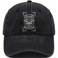 Vintage Fathers Day Gift For Grandpa Washed Cotton Baseball Cap The Man The Myth The Legend