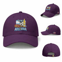 Argentine Pride Soccer And Beer Baseball Cap Football Fan Graphic