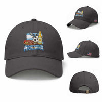 Argentine Pride Soccer And Beer Baseball Cap Football Fan Graphic