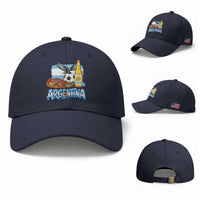 Argentine Pride Soccer And Beer Baseball Cap Football Fan Graphic