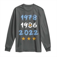Argentina 3 Stars Champions Long Sleeve Shirt 1978 1986 2022 Football Pride
