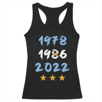 Argentina 3 Stars Champions Racerback Tank Top 1978 1986 2022 Football Pride