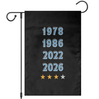 Argentina Flag Pride Soccer Garden Flag 1978 1986 2022 Future Fourth Star