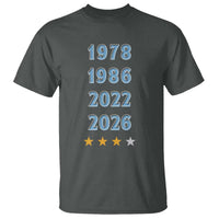 Argentina Flag Pride Soccer T Shirt 1978 1986 2022 Future Fourth Star