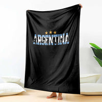 Proud Argentina Futbol Supporter National Pride Gift Throw Blanket