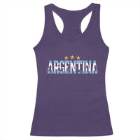 Proud Argentina Futbol Supporter National Pride Gift Racerback Tank Top