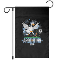 Funny Argentina Soccer Goose Garden Flag Football Fan Graphic