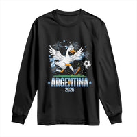 Funny Argentina Soccer Goose Long Sleeve Shirt Football Fan Graphic