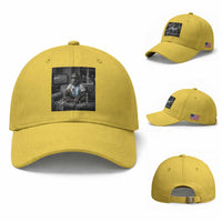 Funny Bigfoot Watching Soccer Baseball Cap Argentina Futbol Fan