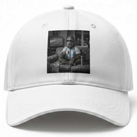 Funny Bigfoot Watching Soccer Baseball Cap Argentina Futbol Fan