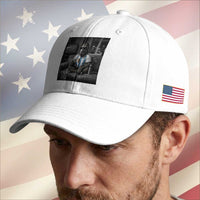 Funny Bigfoot Watching Soccer Baseball Cap Argentina Futbol Fan