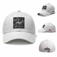 Funny Bigfoot Watching Soccer Baseball Cap Argentina Futbol Fan
