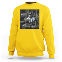 Funny Bigfoot Watching Soccer Sweatshirt Argentina Futbol Fan