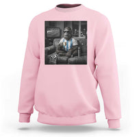 Funny Bigfoot Watching Soccer Sweatshirt Argentina Futbol Fan