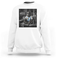 Funny Bigfoot Watching Soccer Sweatshirt Argentina Futbol Fan